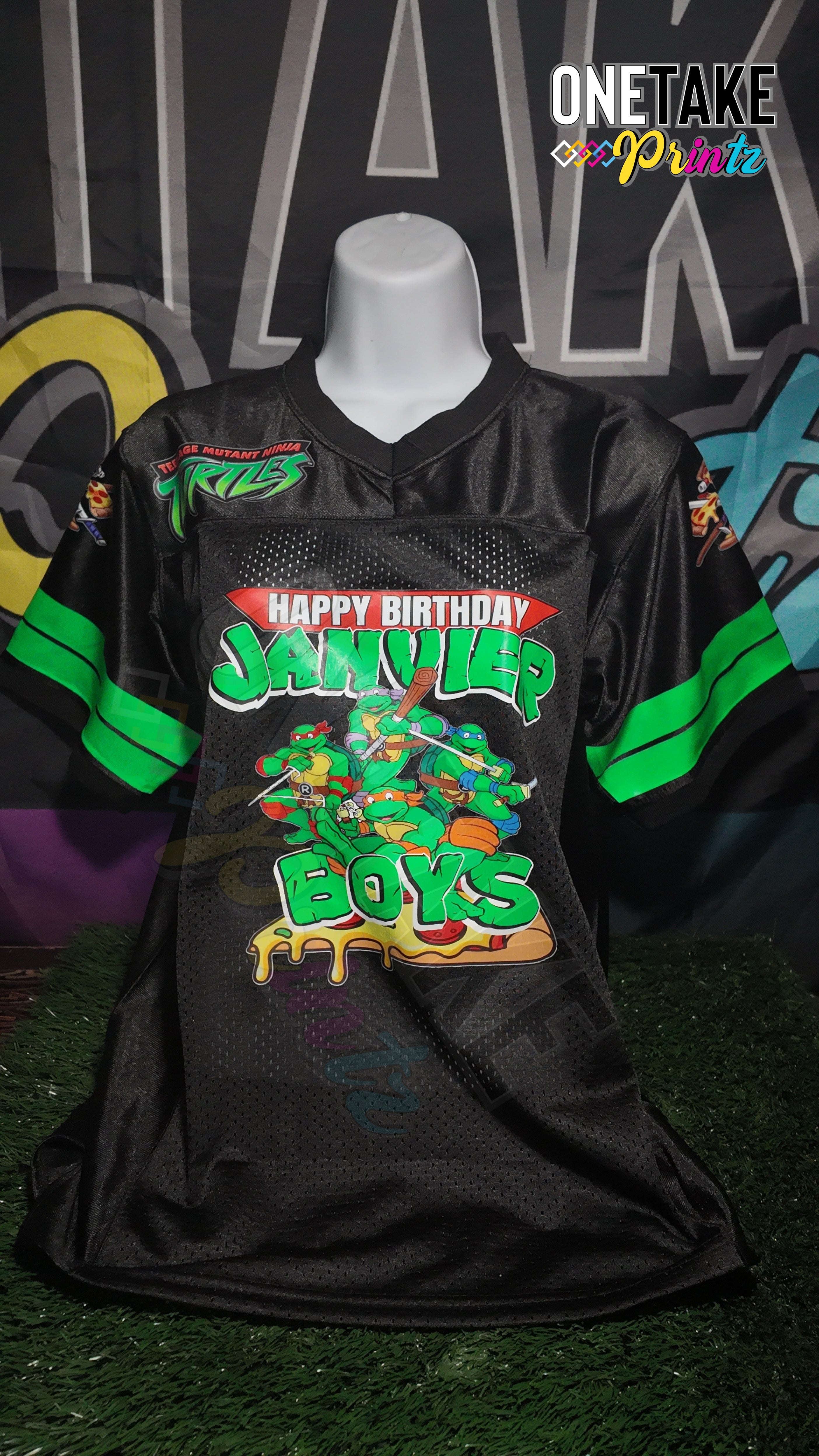TMNT Custom Birthday Jerseys