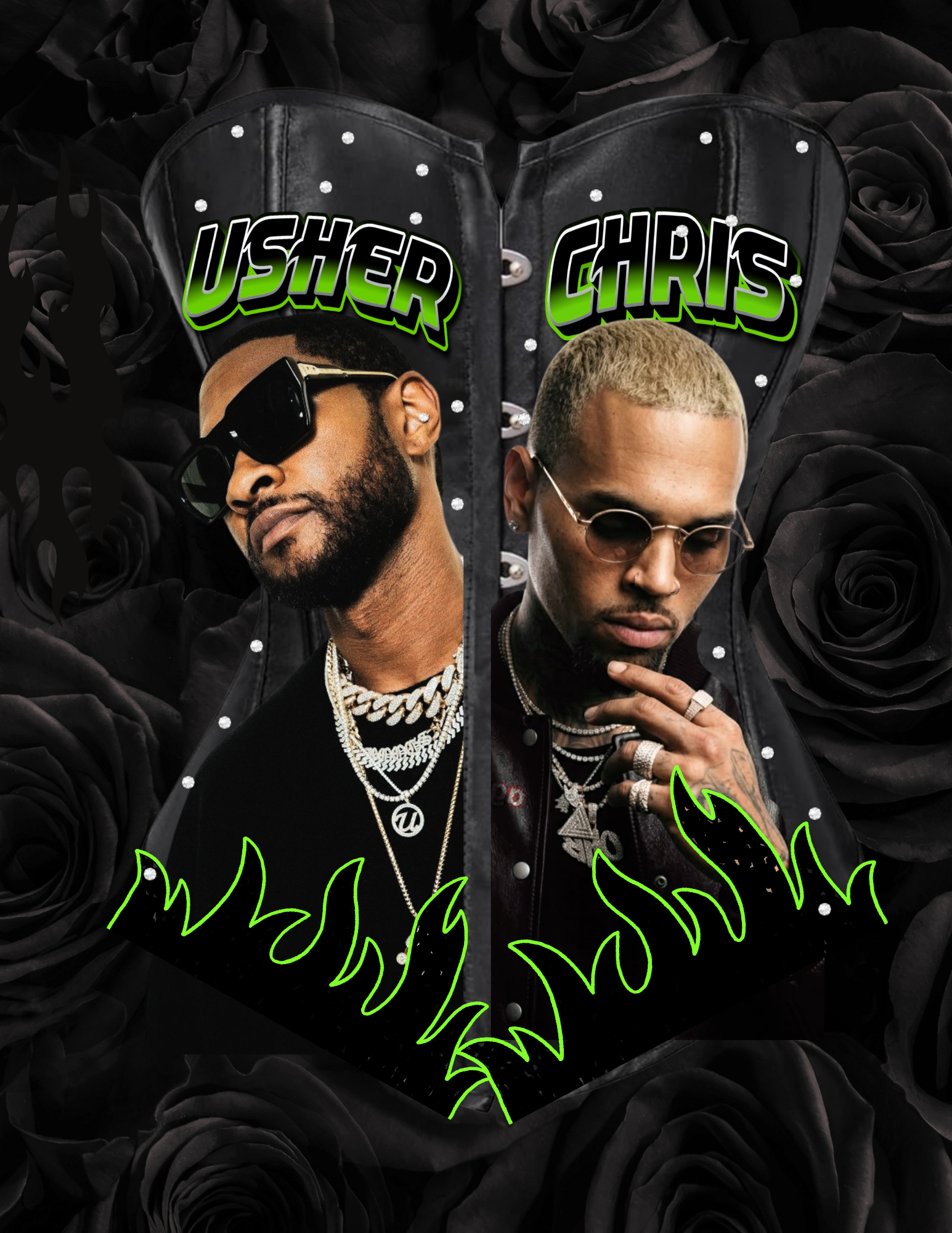 Glitter R&B Chris/Usher Corest