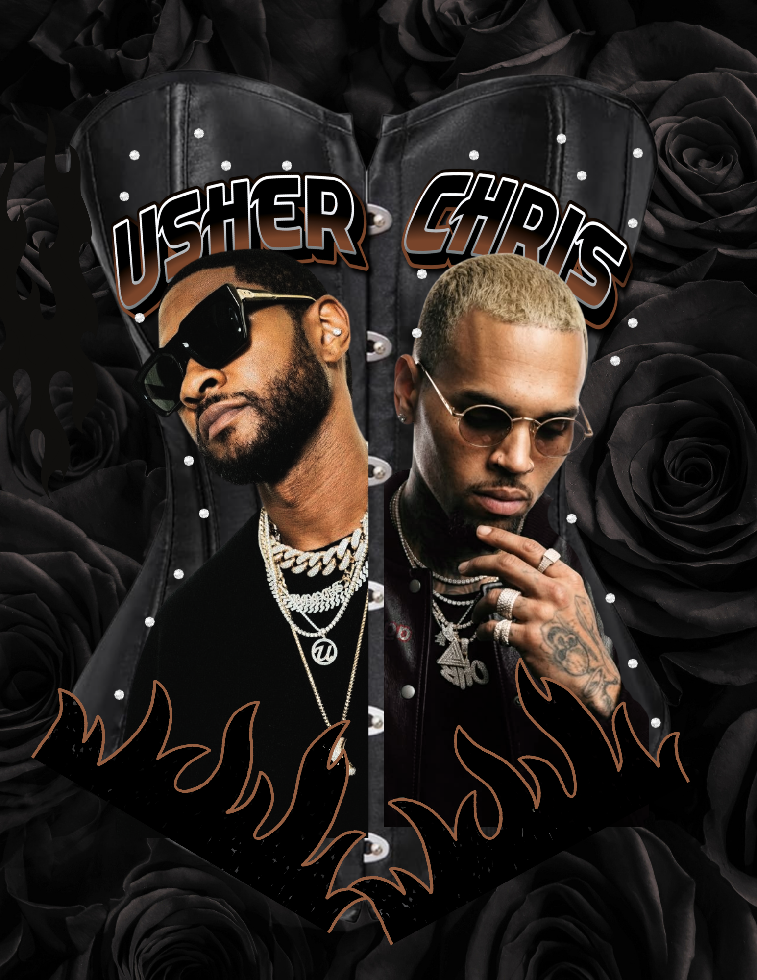Glitter R&B Chris/Usher Corest