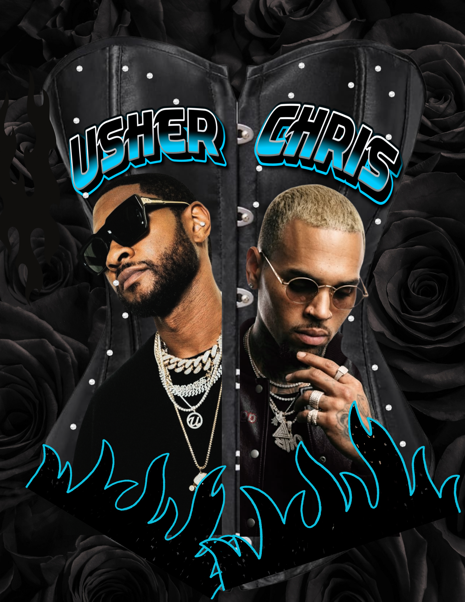 Glitter R&B Chris/Usher Corest