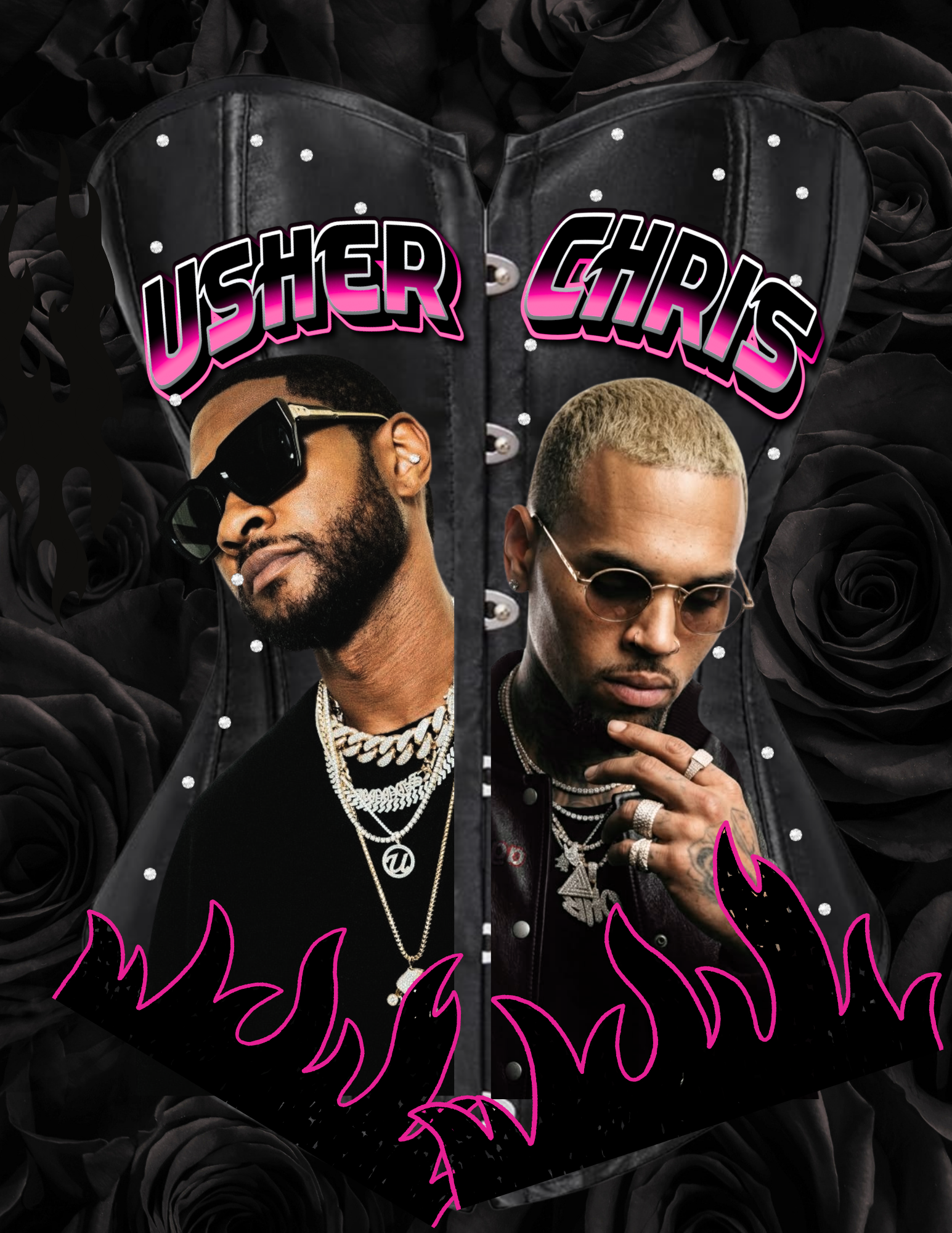 Glitter R&B Chris/Usher Corest