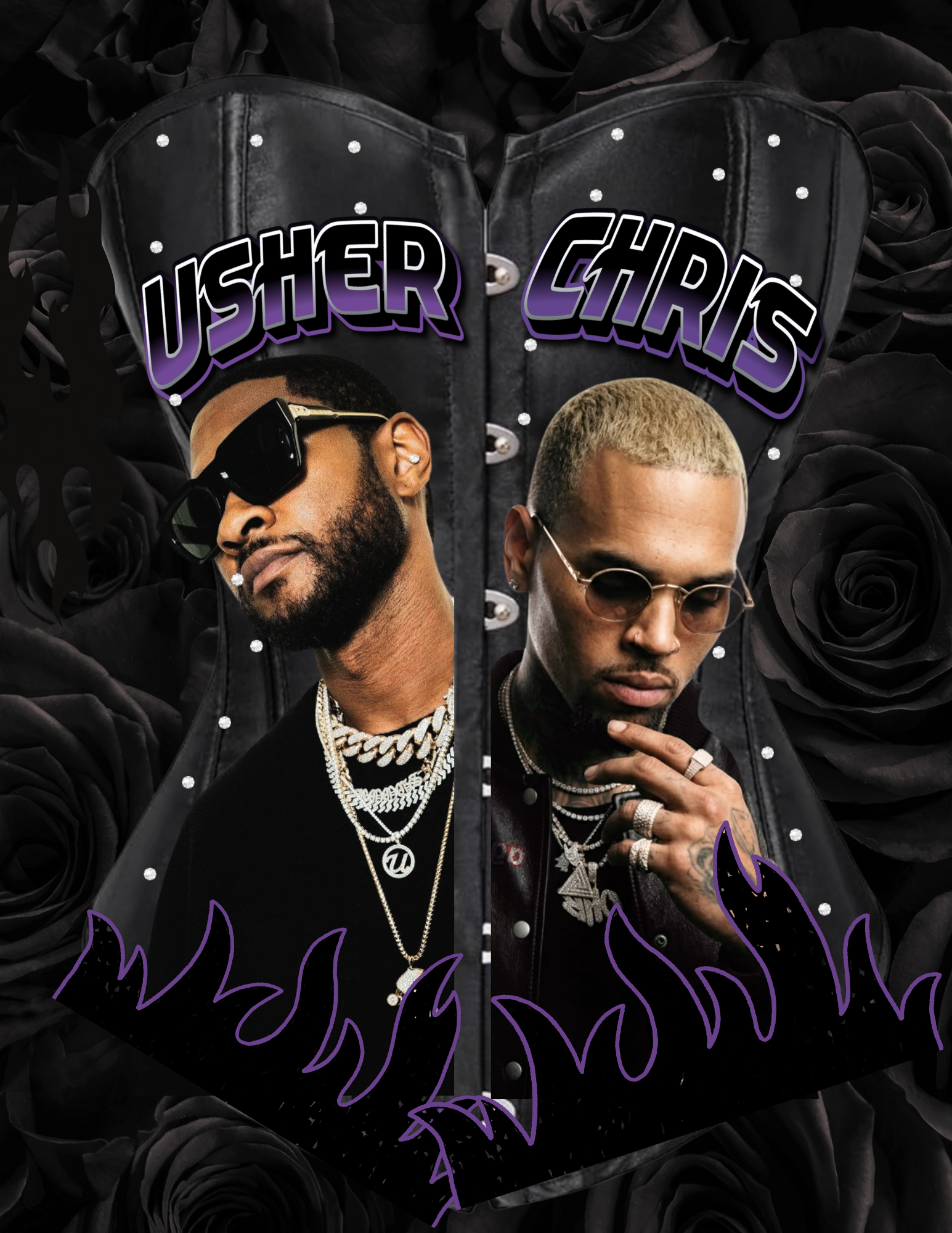 Glitter R&B Chris/Usher Corest