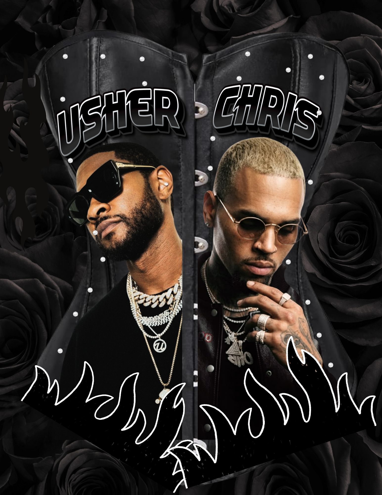 Glitter R&B Chris/Usher Corest