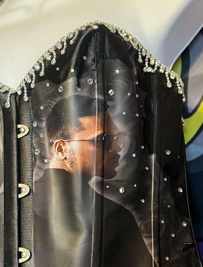 Chris Brown & Usher Floral Corset