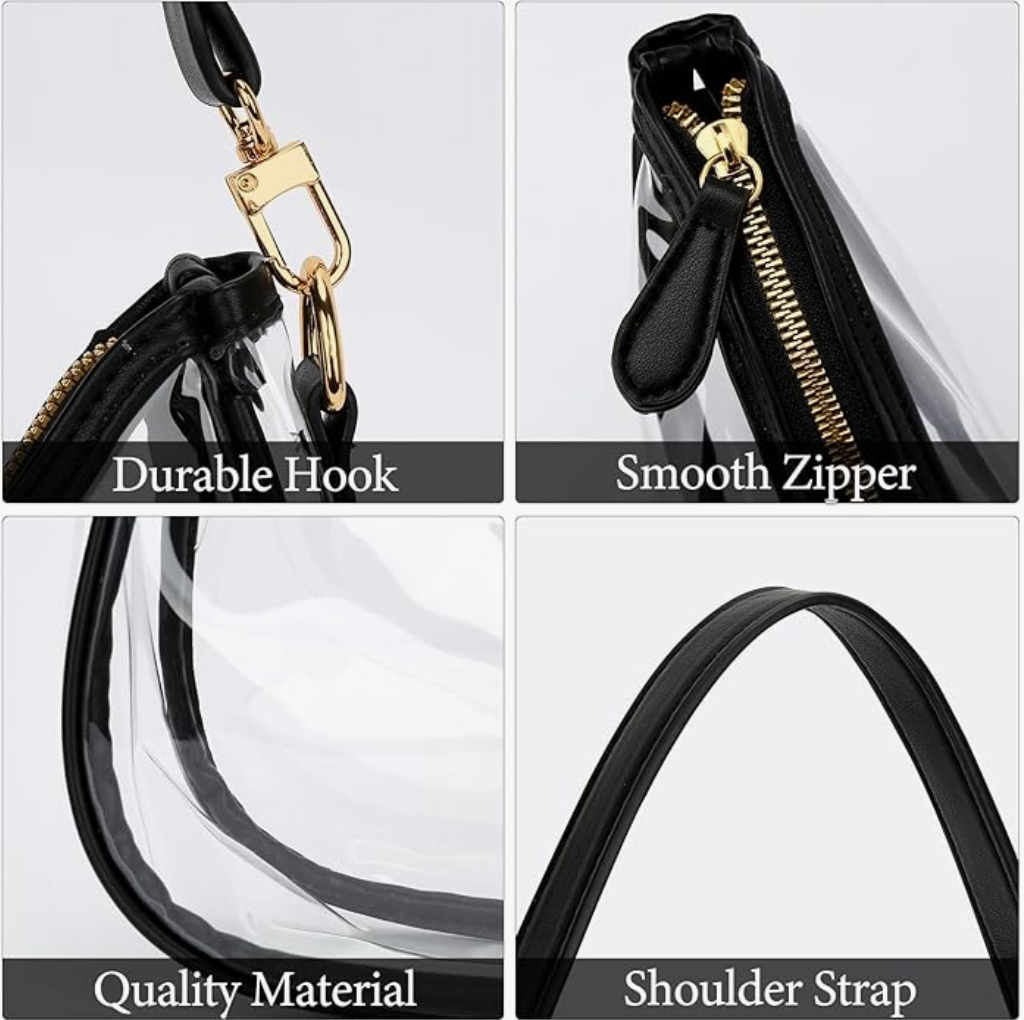 R&B Tour Chris & Usher  Clear Tour Purse, Concert Clear Purse