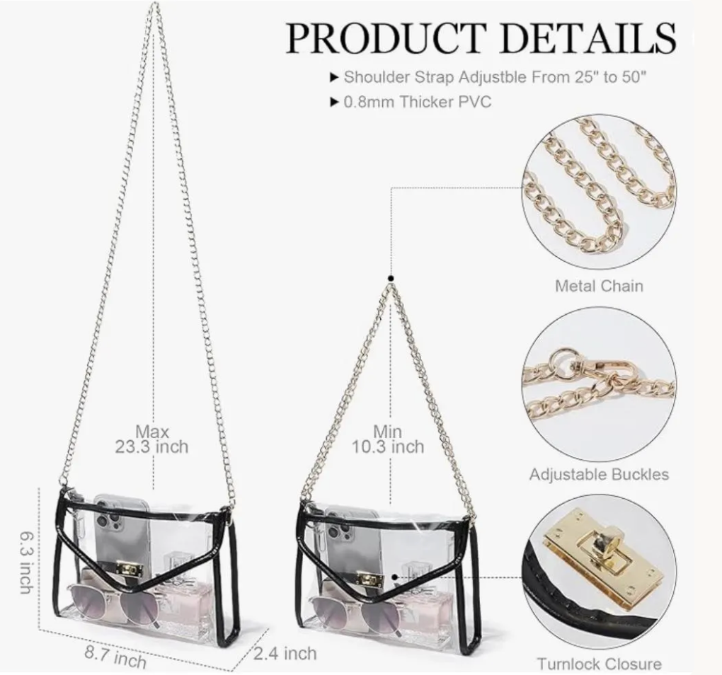 Usher/Chris The R&B Tour Concert Clear Purse