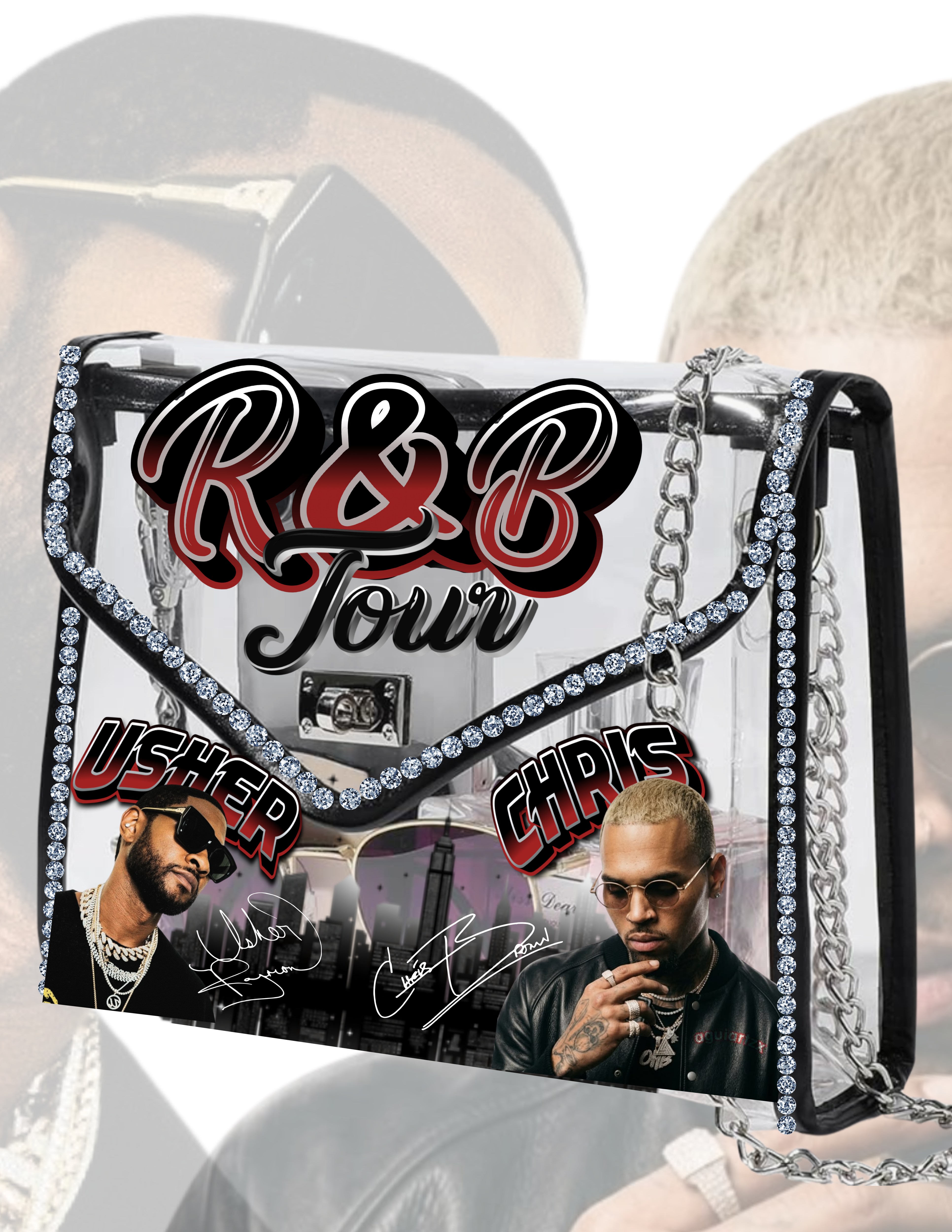 R&B Concert Clear Purse
